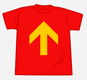 矢印（イエロー） for KIDS